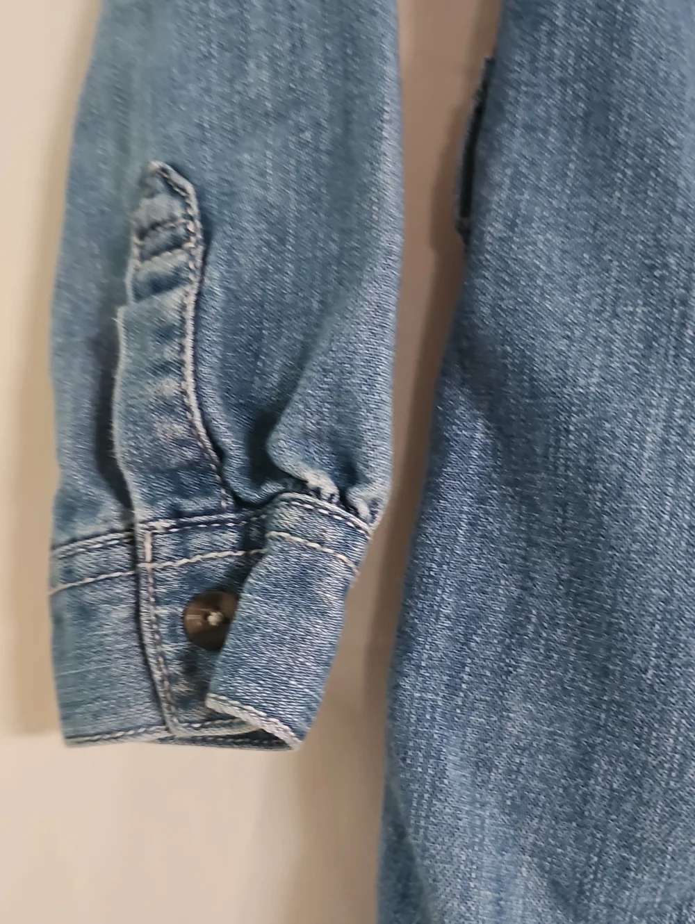Old Navy Medium Blue Denim Shirt Dress